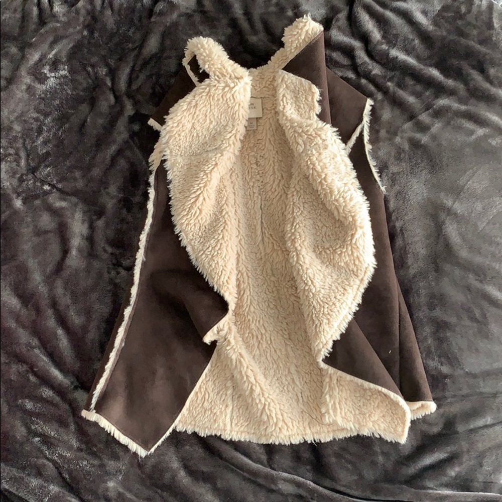 Faux Fur Vest - Medium
